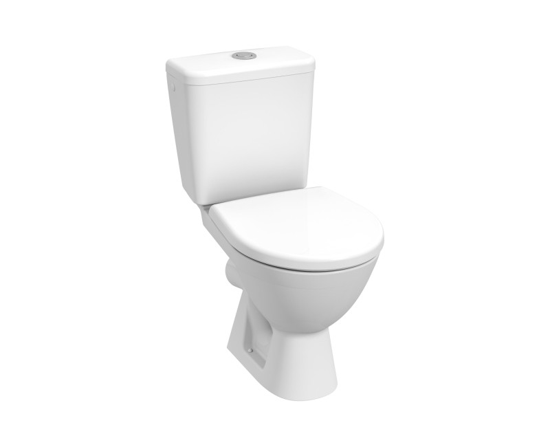 Tualetes pods Jika Lyra plus, ūdens pievads no sāna, (45° izvads) bez vāka balts H8263840002413