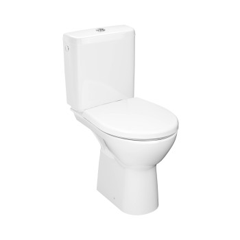 Tualetes pods Jika Lyra Plus Rimless, 360x630 mm, horizontāls izvads, pievads no apakšas,  4,5/3 l, balts