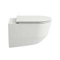Piekaramais tualetes pods Laufen Pro Rimless ar vāku H8669570000001 Balts