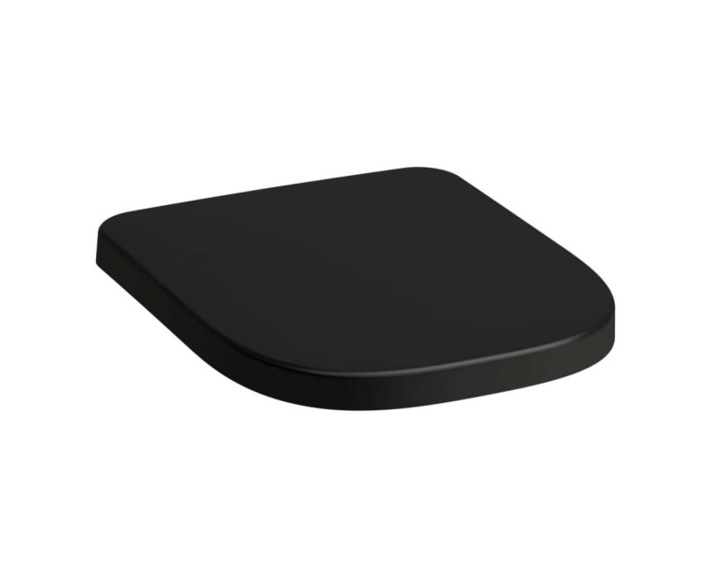 Крышка для унитаза Laufen Meda с системой SoftClose, черная H8911137160001