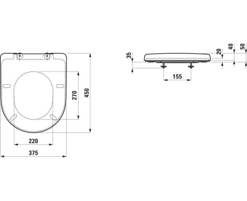 Сиденье для унитаза Laufen Pro Soft Close H8939590000001 Белый