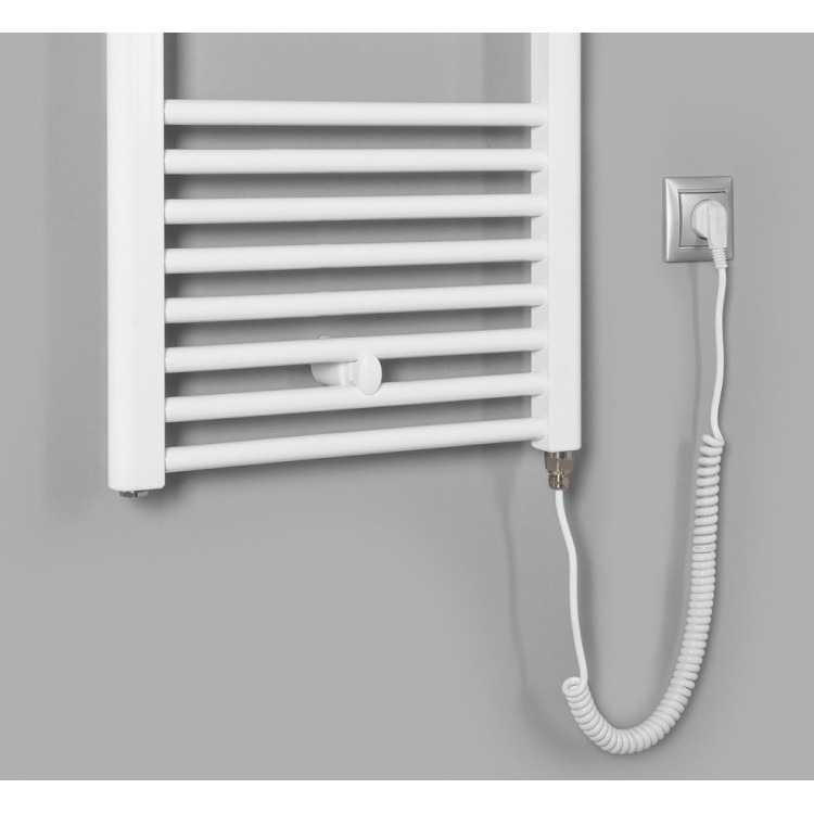 Dvieļu žāvētājs / Radiators AQUALINE DIRECT-E Elektriskais 450x1320mm 400W, balts ILE34T Dvieļu žāvētājs / Radiators AQUALINE DIRECT-E Elektriskais 450x1320mm 400W, balts ILE34T