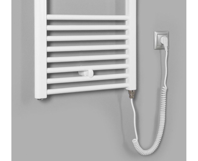 Dvieļu žāvētājs / Radiators AQUALINE DIRECT-E Elektriskais 450x1320mm 400W, balts ILE34T