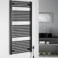 Dvieļu žāvētājs / Radiators AQUALINE DIRECT-E elektriskais 60x132cm, 60 W, matēti melns  ILE36TB