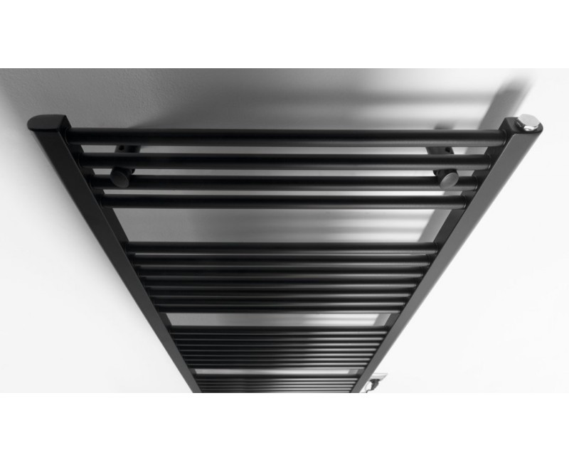 Dvieļu žāvētājs / Radiators AQUALINE DIRECT-E elektriskais 60x132cm, 60 W, matēti melns  ILE36TB