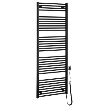 Dvieļu žāvētājs / Radiators AQUALINE DIRECT-E elektriskais 600x1680mm, 800 W, melns ILE66TB