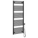 Dvieļu žāvētājs / Radiators AQUALINE DIRECT-E elektriskais 600x1680mm, 800 W, melns ILE66TB