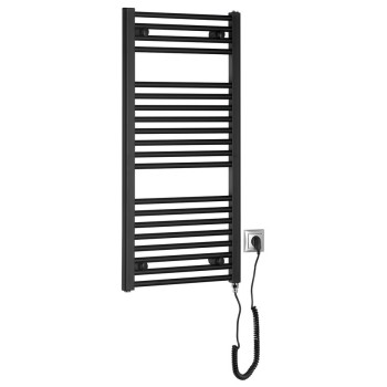 Dvieļu žāvētājs / Radiators AQUALINE DIRECT-E elektriskais 450x960mm 300W, melns  ILE94TB