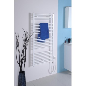 Dvieļu žāvētājs / Radiators AQUALINE Direct-E Elektriskais 45x96 cm, 300W, balts  ILE94T