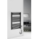 Dvieļu žāvētājs / Radiators AQUALINE DIRECT-E elektriskais 600x960mm 400 W, melns ILE96TB