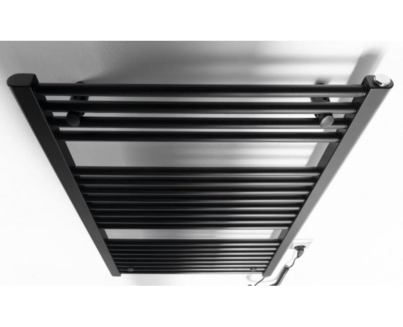 Dvieļu žāvētājs / Radiators AQUALINE DIRECT-E elektriskais 600x960mm 400 W, melns ILE96TB