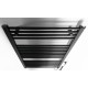 Dvieļu žāvētājs / Radiators AQUALINE DIRECT-E elektriskais 600x960mm 400 W, melns ILE96TB