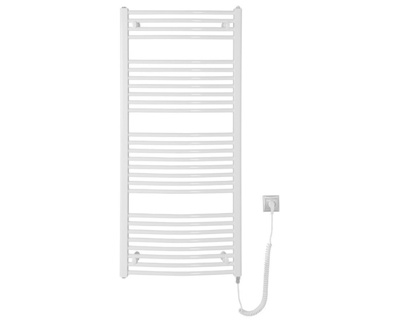 Dvieļu žāvētājs / Radiators AQUALINE Orbit-E Elektriskais 45x93cm, 381 W, balts ILEO36T