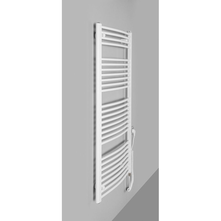 Dvieļu žāvētājs / Radiators AQUALINE Orbit-E Elektriskais 45x93cm, 381 W, balts ILEO36T Dvieļu žāvētājs / Radiators AQUALINE Orbit-E Elektriskais 45x93cm, 381 W, balts ILEO36T