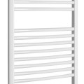 Полотенцесушитель / Радиатор AQUALINE ORBIT 450x1320 мм белый ILO34T