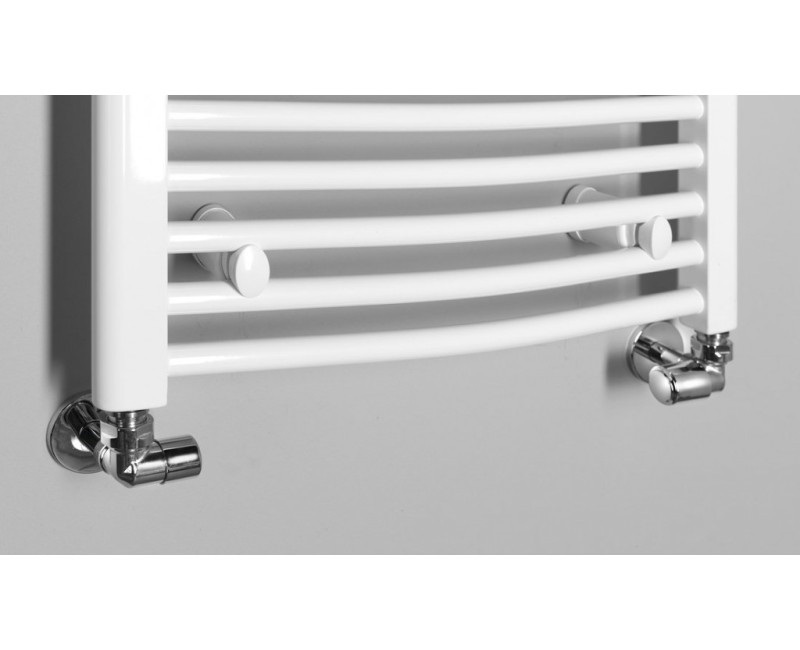 Полотенцесушитель / Радиатор AQUALINE ORBIT 500x640 мм белый ILO65T