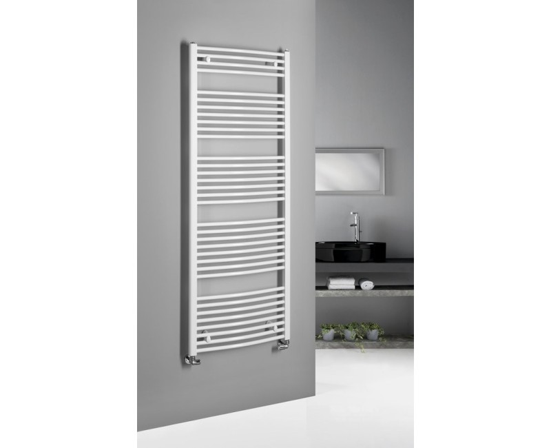 Dvieļu žāvētājs / Radiators AQUALINE ORBIT 600x1680mm balts  ILO66T