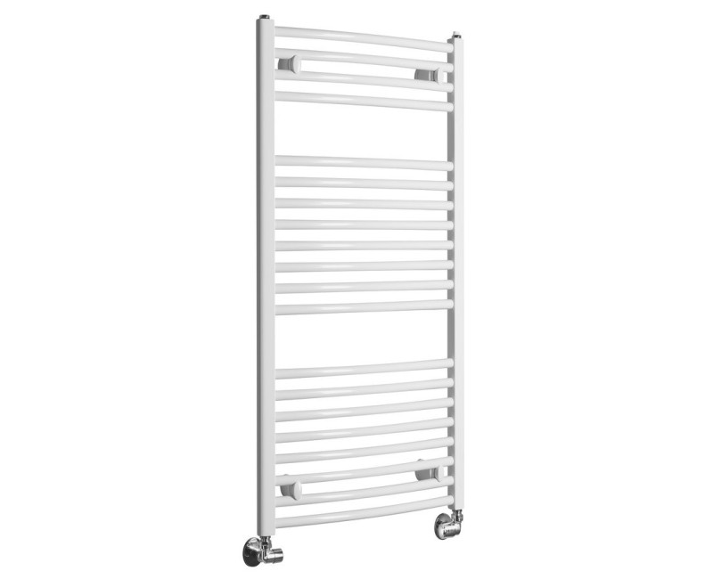 Полотенцесушитель / Радиатор AQUALINE Orbit 96x45см, 447Вт, белый ILO94T