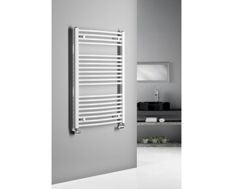 Dvieļu žāvētājs / Radiators AQUALINE Orbit  96x60cm, 597W, balts  ILO96T