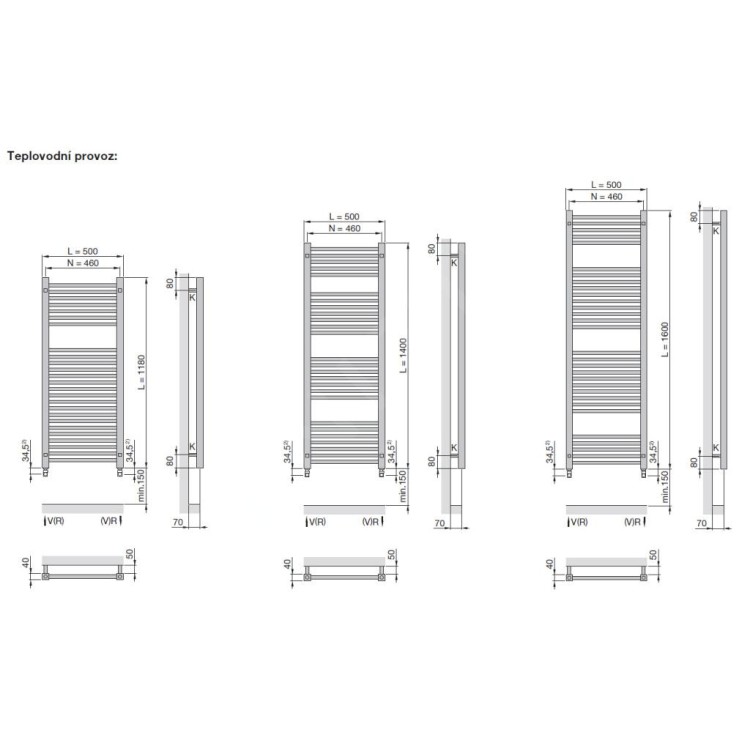 Dvieļu žāvētājs / Radiators Zehnder Impa 140x50cm, Balts IMP-140-050 Dvieļu žāvētājs / Radiators Zehnder Impa 140x50cm, Balts IMP-140-050