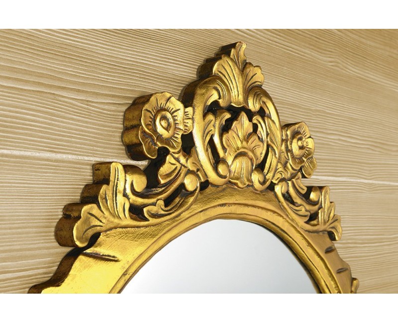 Vannas istabas spogulis Sapho Desna rāmī, 80x100cm, zelta krāsā  IN352