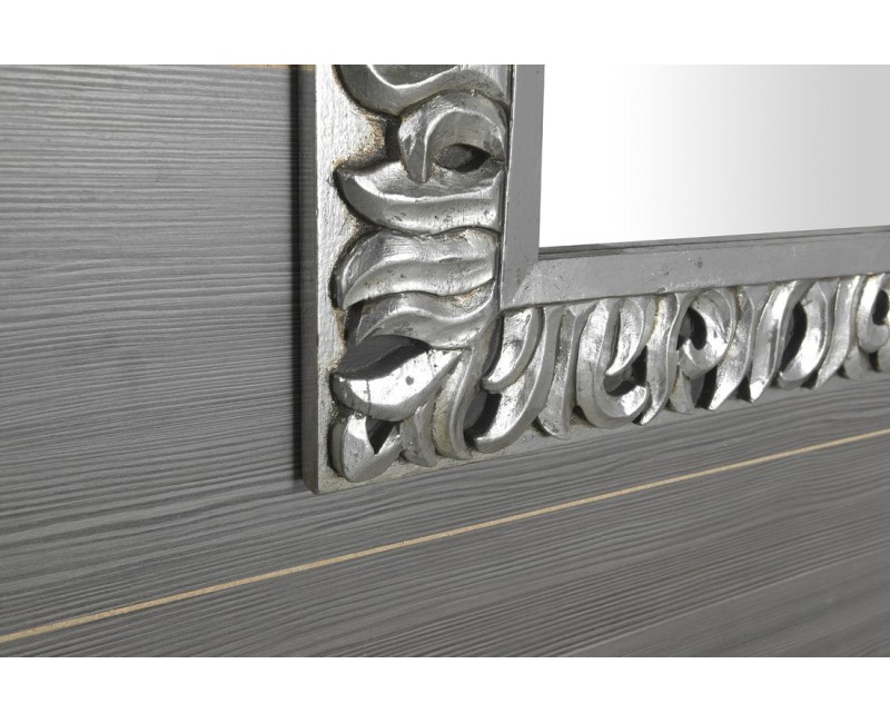 Зеркало для ванной Sapho Zeegreas, зеркало в раме, 70x100 см, серебро IN432