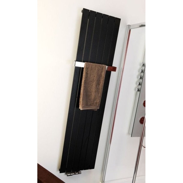Dvieļu žāvētājs / Radiators Sapho COLONNA 450x1800mm, Melns teksturēts IR147 Dvieļu žāvētājs / Radiators Sapho COLONNA 450x1800mm, Melns teksturēts IR147