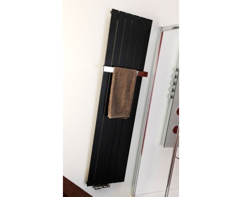 Dvieļu žāvētājs / Radiators Sapho COLONNA 450x1800mm, Melns teksturēts IR147