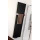 Dvieļu žāvētājs / Radiators Sapho COLONNA 450x1800mm, Melns teksturēts IR147 Dvieļu žāvētājs / Radiators Sapho COLONNA 450x1800mm, Melns teksturēts IR147
