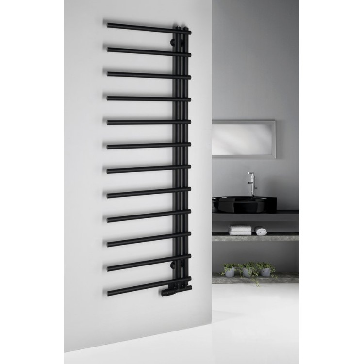 Dvieļu žāvētājs / Radiators Sapho JUSTINA 500x1510, Melns Matēts IR151B Dvieļu žāvētājs / Radiators Sapho JUSTINA 500x1510, Melns Matēts IR151B