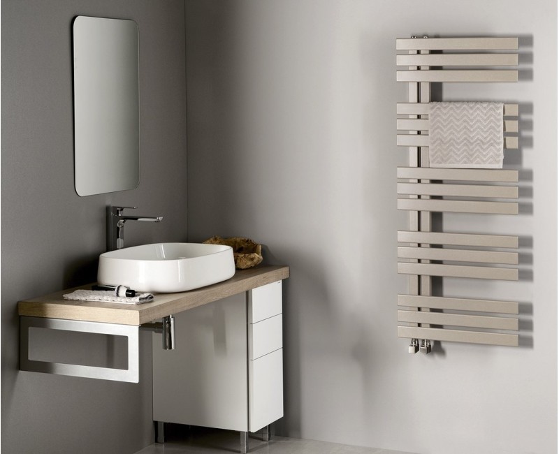 Полотенцесушитель / Радиатор Sapho Silvana 50x124см, 561Вт, бежевый IR152S