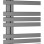 Полотенцесушитель / Радиатор Sapho Silvana 50x124 см, 561 Вт, металлик серебристый IR153