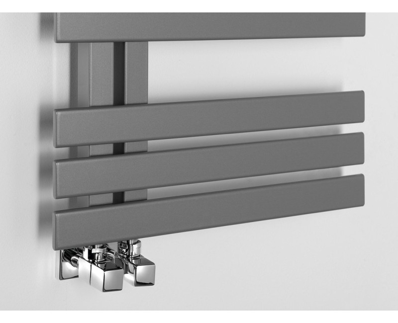 Полотенцесушитель / Радиатор Sapho Silvana 50x124 см, 561 Вт, металлик серебристый IR153