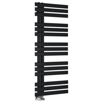 Dvieļu žāvētājs / Radiators Sapho SILVANA 500x1236mm, Melns Matēts IR154B