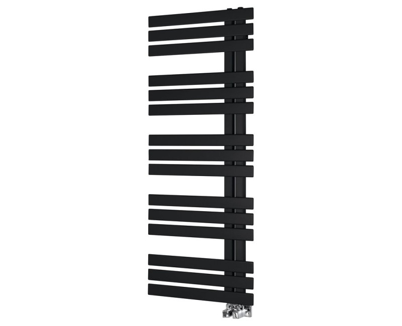 Dvieļu žāvētājs / Radiators Sapho SILVANA 500x1236mm, Melns Matēts IR154B
