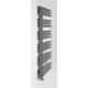 Dvieļu žāvētājs / Radiators Sapho SILVANA 600x1500mm, metāliski sudrabs  IR155