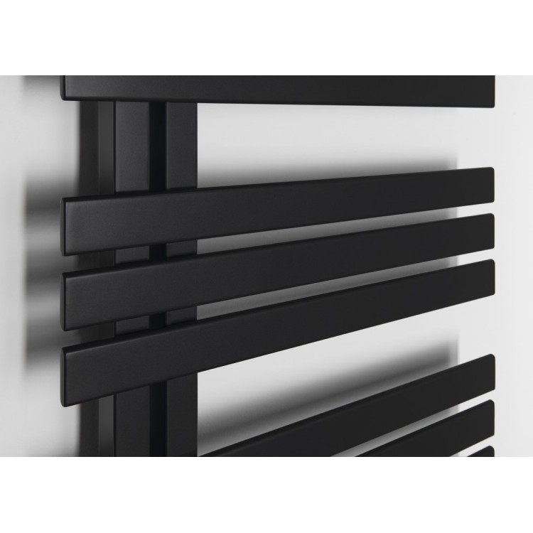 Dvieļu žāvētājs / Radiators Sapho Silvana 150x60cm, matēti melns IR156B Dvieļu žāvētājs / Radiators Sapho Silvana 150x60cm, matēti melns IR156B