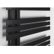 Dvieļu žāvētājs / Radiators Sapho Silvana 150x60cm, matēti melns IR156B Dvieļu žāvētājs / Radiators Sapho Silvana 150x60cm, matēti melns IR156B