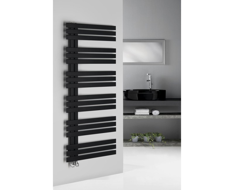 Полотенцесушитель / Радиатор Sapho Silvana 150x60см, матовый черный IR156B