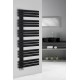 Dvieļu žāvētājs / Radiators Sapho Silvana 150x60cm, matēti melns IR156B Dvieļu žāvētājs / Radiators Sapho Silvana 150x60cm, matēti melns IR156B