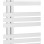 Полотенцесушитель / Радиатор Sapho Silvana 50x124см, 496Вт, белый IR161