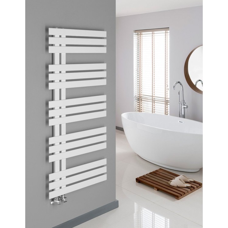 Dvieļu žāvētājs / Radiators Sapho Silvana 50x124cm, 496W, balts IR161 Dvieļu žāvētājs / Radiators Sapho Silvana 50x124cm, 496W, balts IR161