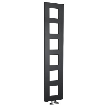 Dvieļu žāvētājs / Radiators Sapho Block  28x133cm, 353 W, melns Matēts IR181