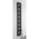 Dvieļu žāvētājs / Radiators Sapho Block 28x175cm, 461 W, matēti melns  IR182
