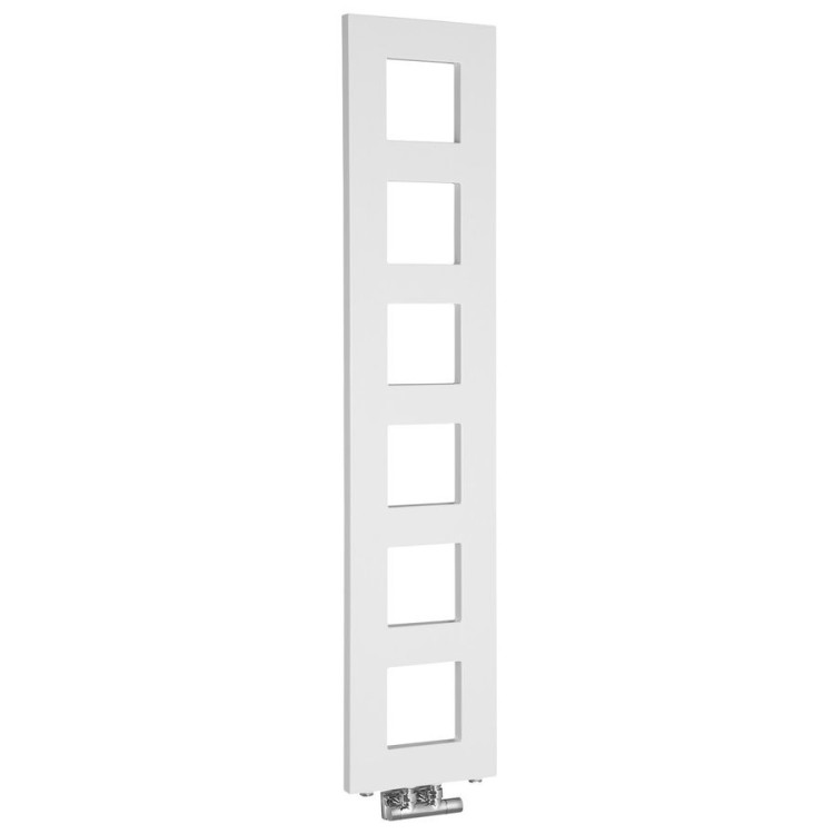 Dvieļu žāvētājs / Radiators Sapho Block 28x133cm, 353 W, balts matēts IR183