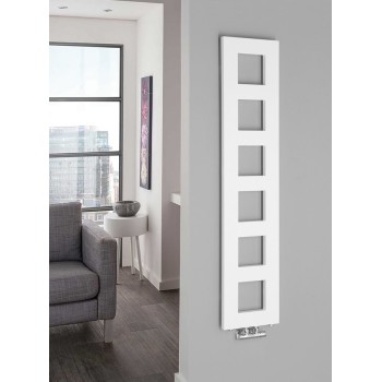 Dvieļu žāvētājs / Radiators Sapho Block 28x133cm, 353 W, balts matēts IR183