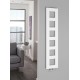 Dvieļu žāvētājs / Radiators Sapho Block 28x133cm, 353 W, balts matēts IR183