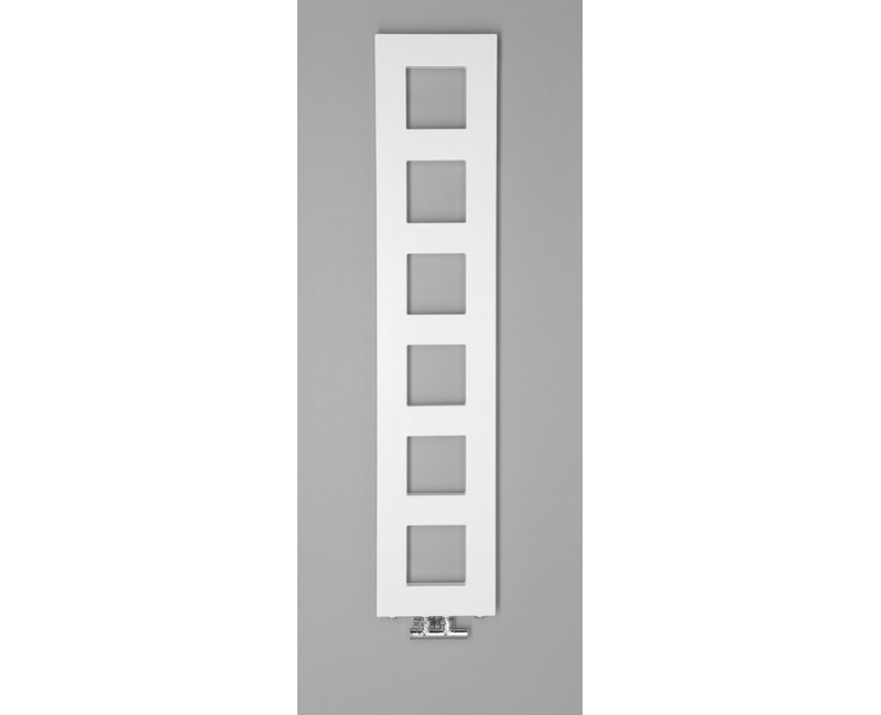Dvieļu žāvētājs / Radiators Sapho Block 28x133cm, 353 W, balts matēts IR183