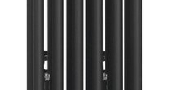 Dvieļu žāvētājs / Radiators Sapho Fede 31x150 cm, 643 W, matēti melns ...