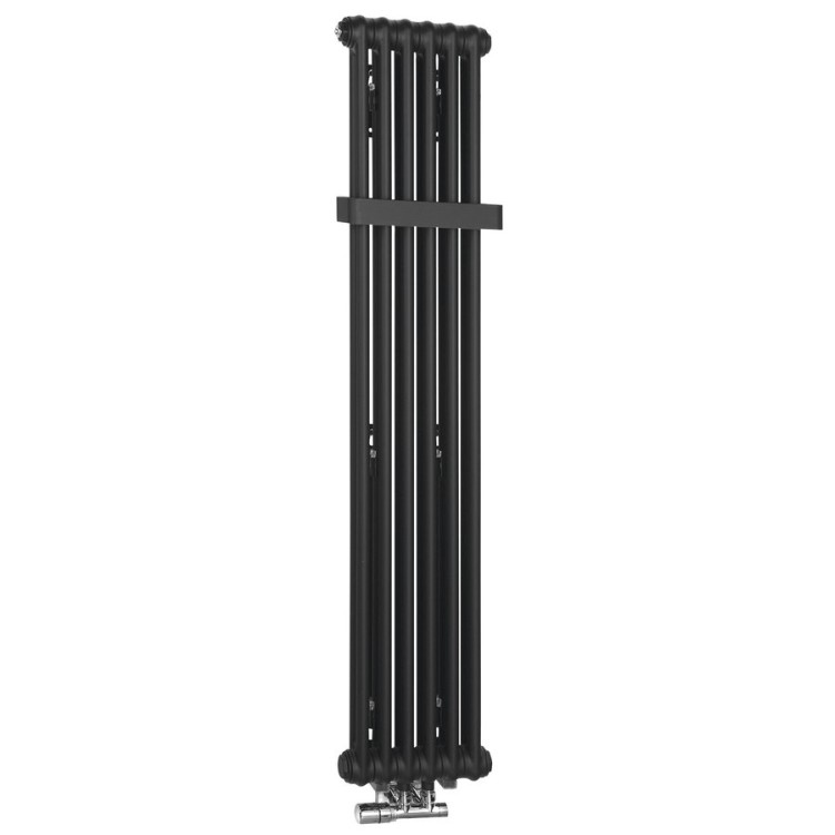 Dvieļu žāvētājs / Radiators Sapho Fede 31x150 cm, 643 W, matēti melns  IR191